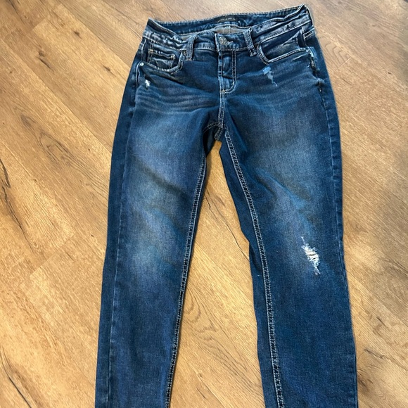 Silver Jeans Company women’s Elysse Skinny 27”x 27” - Picture 1 of 8